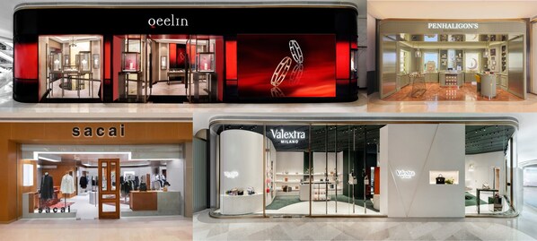 Qeelin,Penhaligon's,Sacai,Valextra已率先于Galleria盛大开业